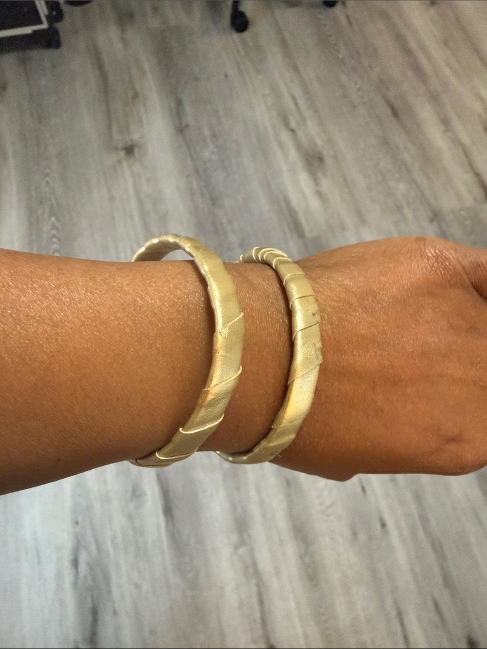 Gold-Tone Twisted Bangle Bracelet Set - Women Jewelry